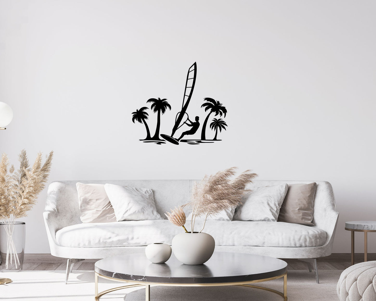 Autocollant en vinyle Planche à voile