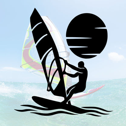 Vinyl Aufkleber Windsurfer