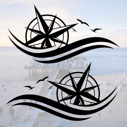 Autocollants en vinyle maritimes à télécharger instantanément (SVG)