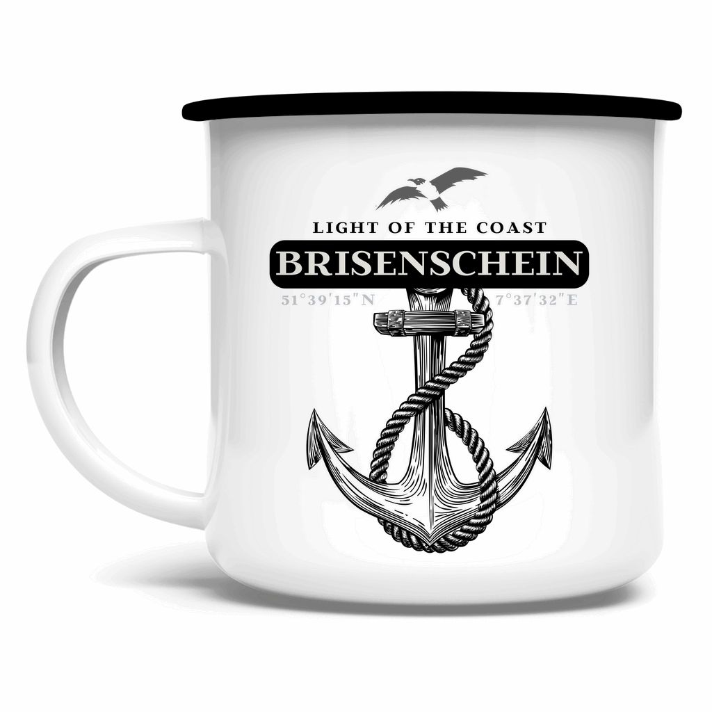 Emaille Tasse Anchor