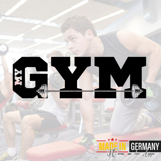 Plotterdatei "Gym Motivation" – SVG DXF PNG für Fitness Deko