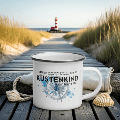 Emailletasse Küstenkind