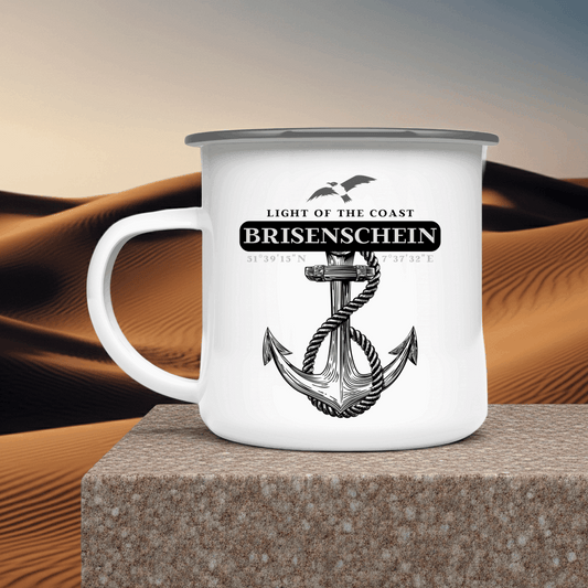 Emaille Tasse Anchor